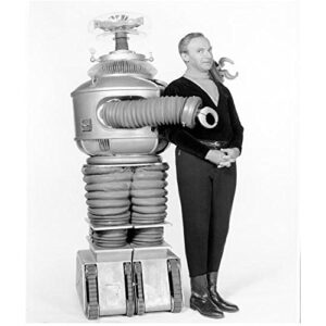 Lost in Space Johathan Harris as Dr. Zachary Smith with The Robot 8 X 10 Inch Photo